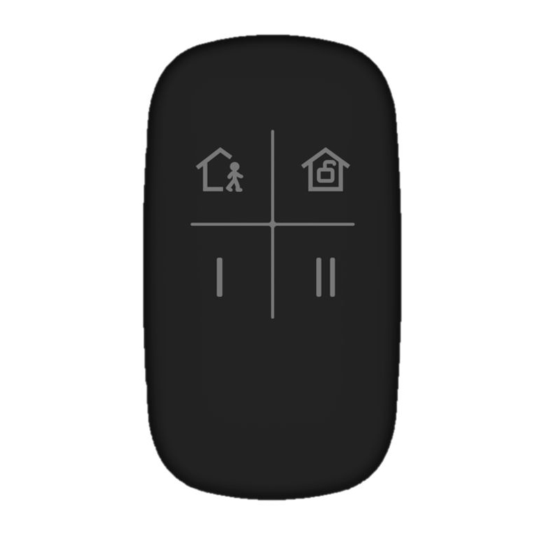 DS-PKF1-WE(B)/BLACK - Mando a distancia sistema AXPRO 868 MHz Color negro