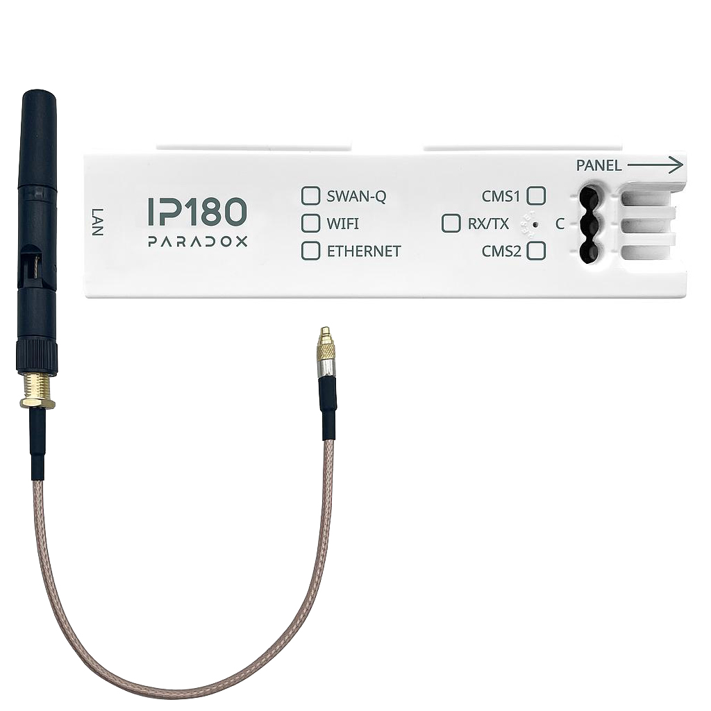 IP180-IPW - Módulo de comunicación por Internet IP180 Cable Ethernet RJ45 y Wifi Paradox