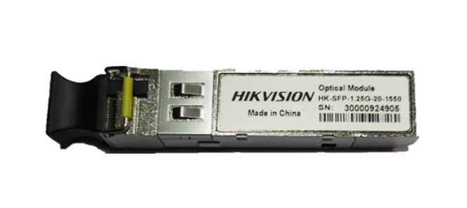 HK-1.25G-20-1550 - Módulo SFP 1.25G 3.3V MSA 20Km Conector LC bidireccional. Monomodo Longitud onda Tx1550nm/Rx1310nm Hikvision