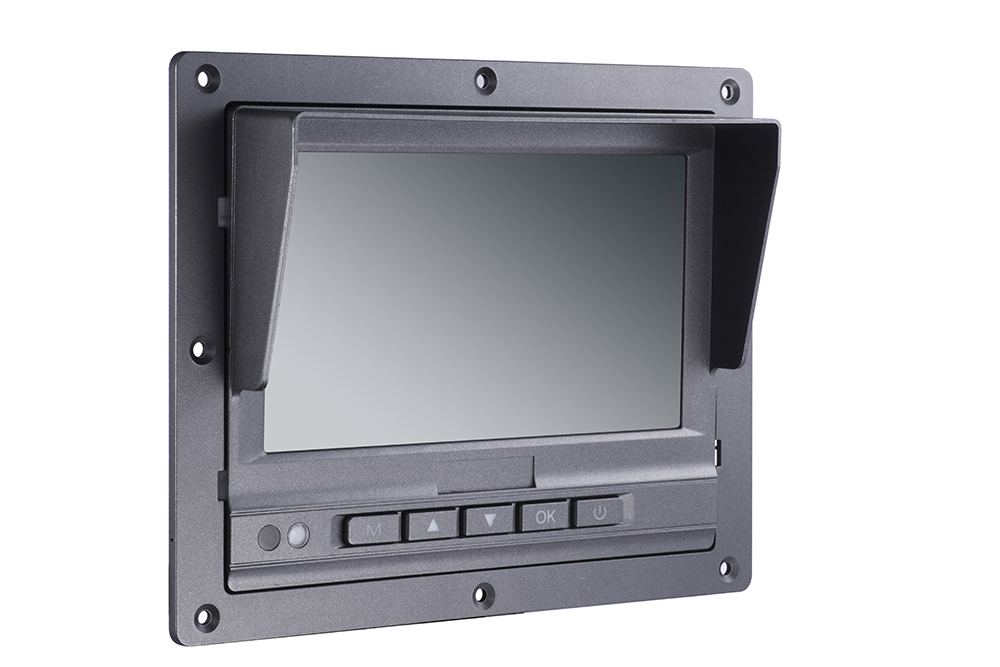 DS-MP1301/Bracket (AE) - Monitor LCD 7" Móvil 3CH 2CH Alarma Montaje Bracket Hikvision