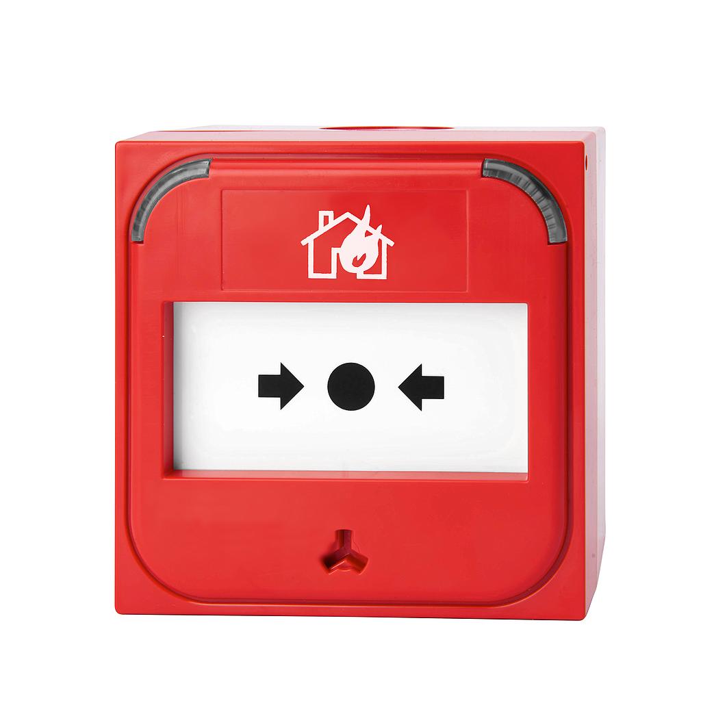 NC-MC-100-RKIT - Pulsador convencional inteligente para montaje en superficie, 100 Ω Rojo Kidde