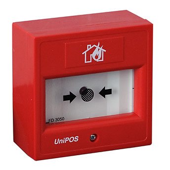 FD3050 - Pulsador de alarma de Incendio Rearmable Convencional Unipos