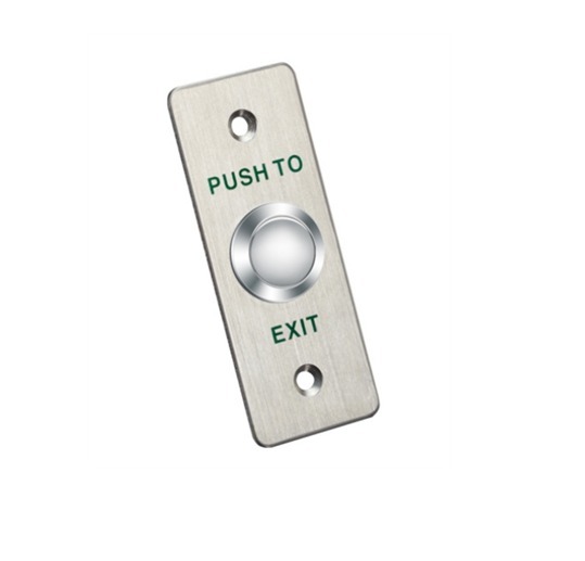DS-K7P02 - Pulsador de salida y emergencia metálico en panel de aleación de aluminio