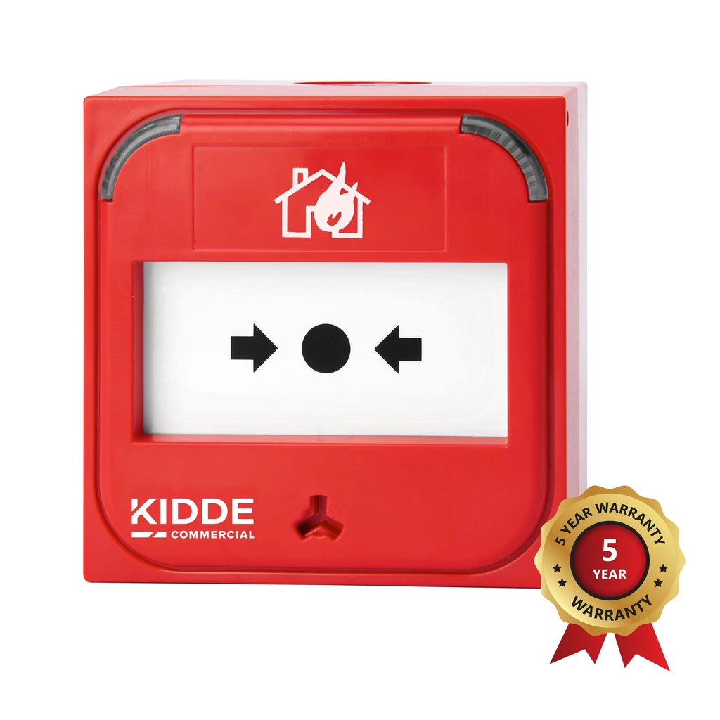KE-DM3110R-KIT - Pulsador direccionable inteligente de la Serie Excellence con aislador y caja de superficie