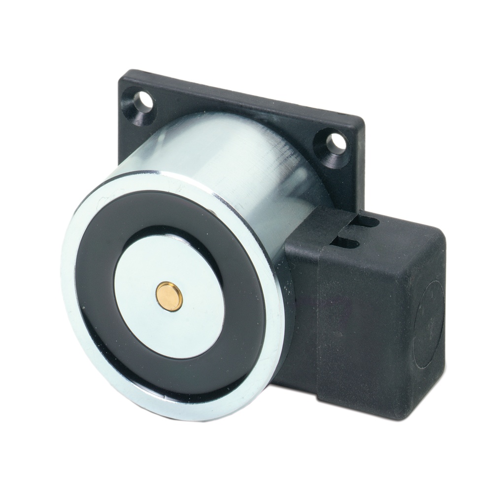 FE535 - Retenedor electromagnético de 490N para montaje en pared.