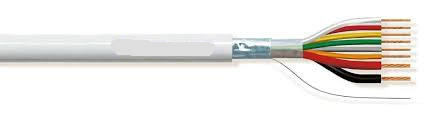 BSC21550 - Rollo 100m de cable flexible 6+2 hilos apantallado libre halógenos (AL/M 6x0,22+2x0,75 HF)
