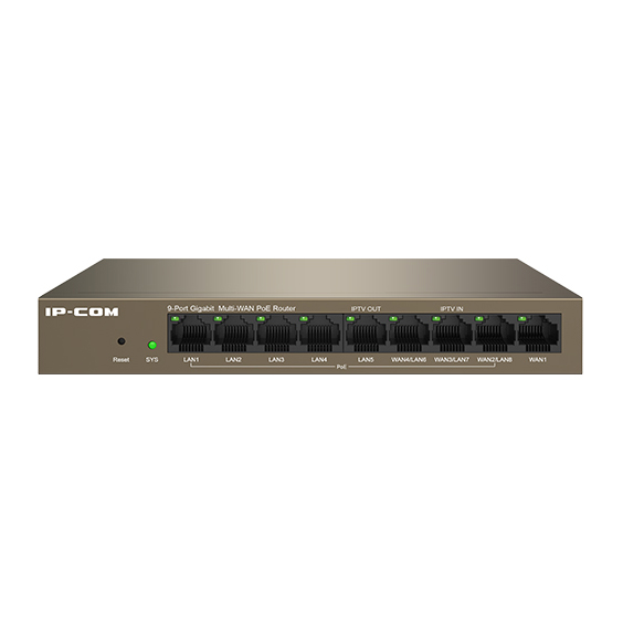 M20-8G-PoE - Router 9 puertos Gigabit RJ45 (8 PoE) administrado en la nube