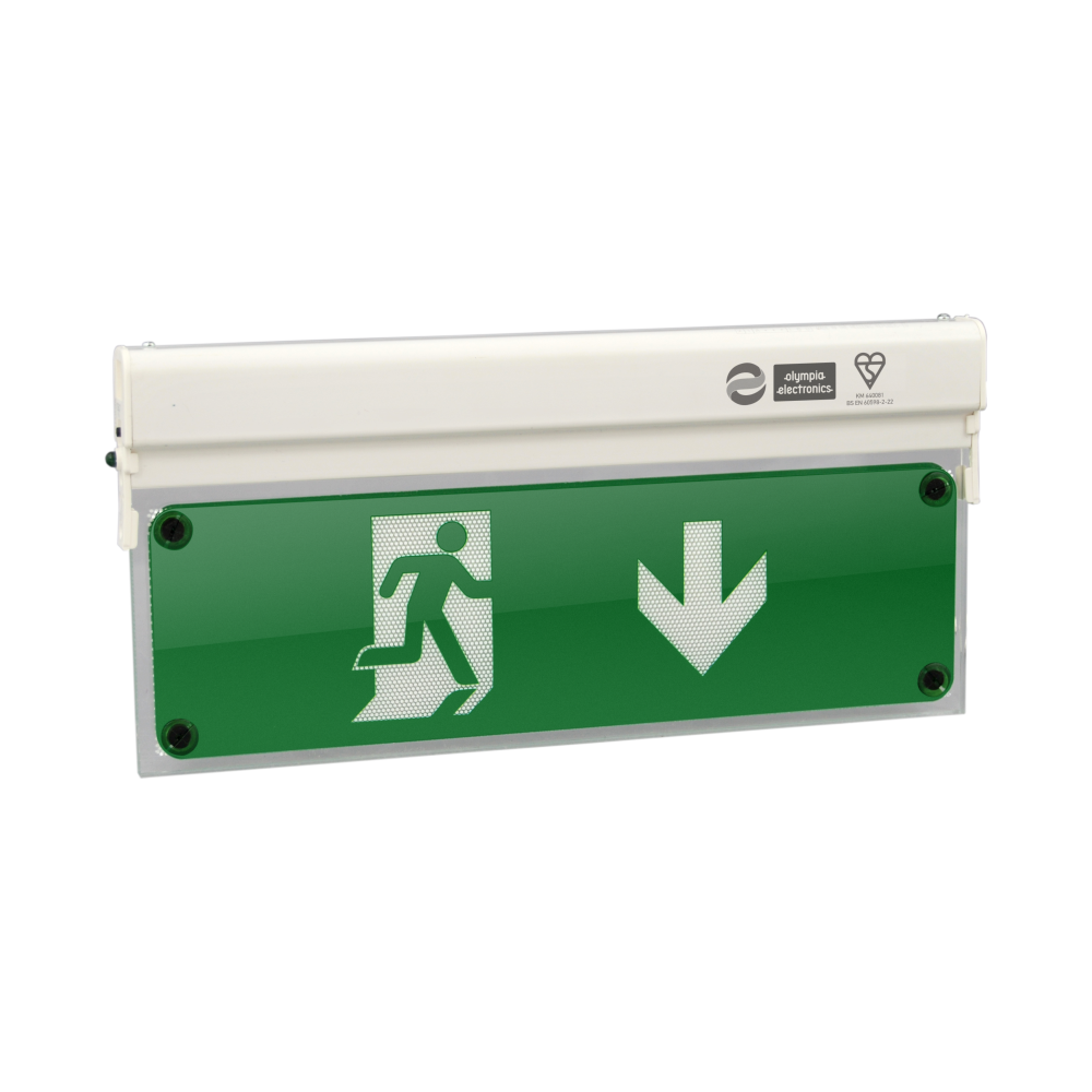 MLD-28D/w - Señal de seguridad con iluminación LED interna 3 horas