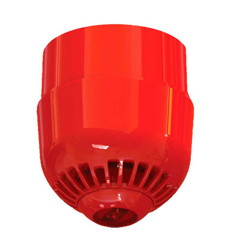 ASC367 - Sirena de alarma de policarbonato Aritech a 24Vcc para exterior. Base alta para tubo vista