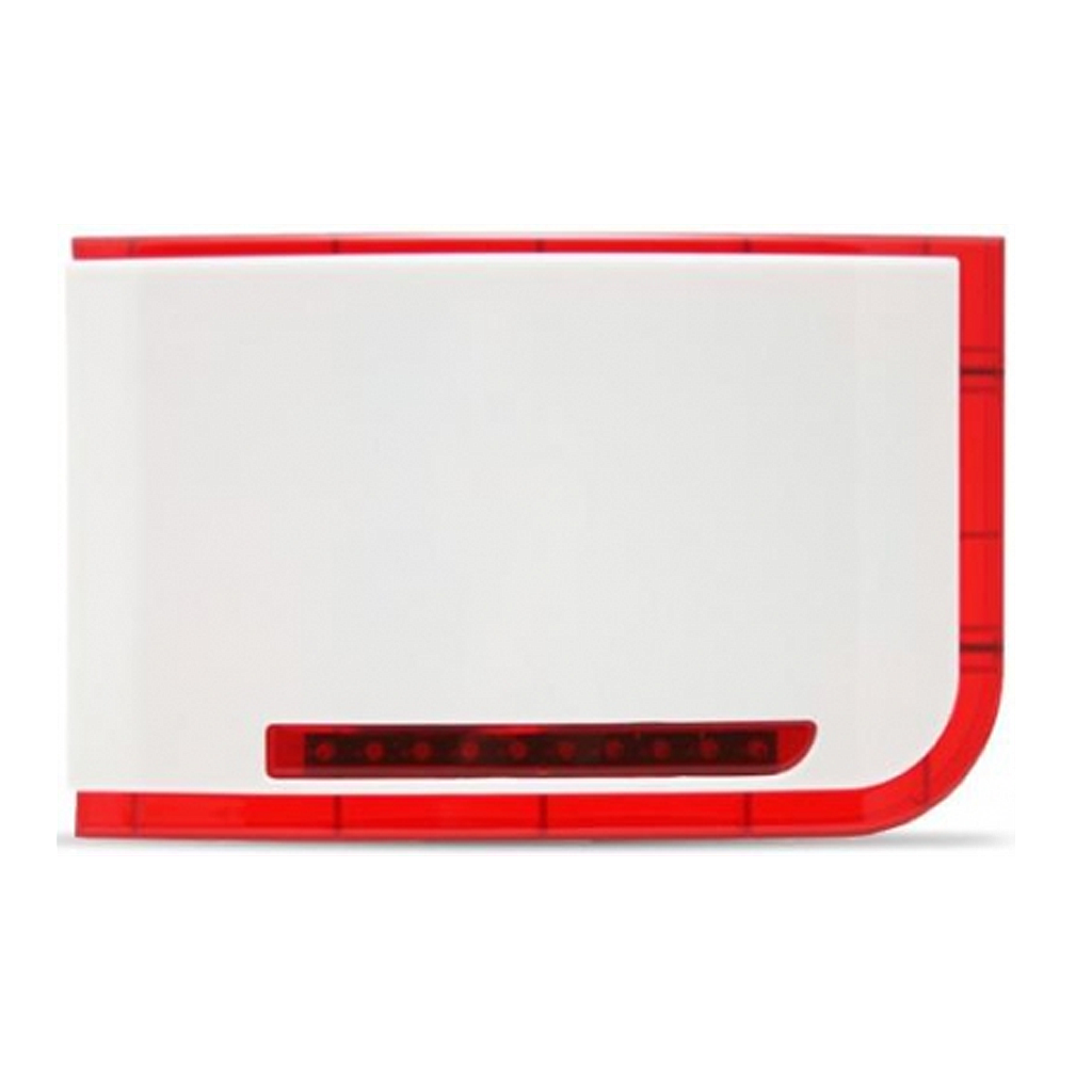 XTEC ROJO - Sirena de exterior Xtec Grado 3 Led Rojo