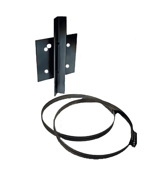 SIP-LRPPB - Soporte para montaje en poste series SIP REDWALL de Optex
