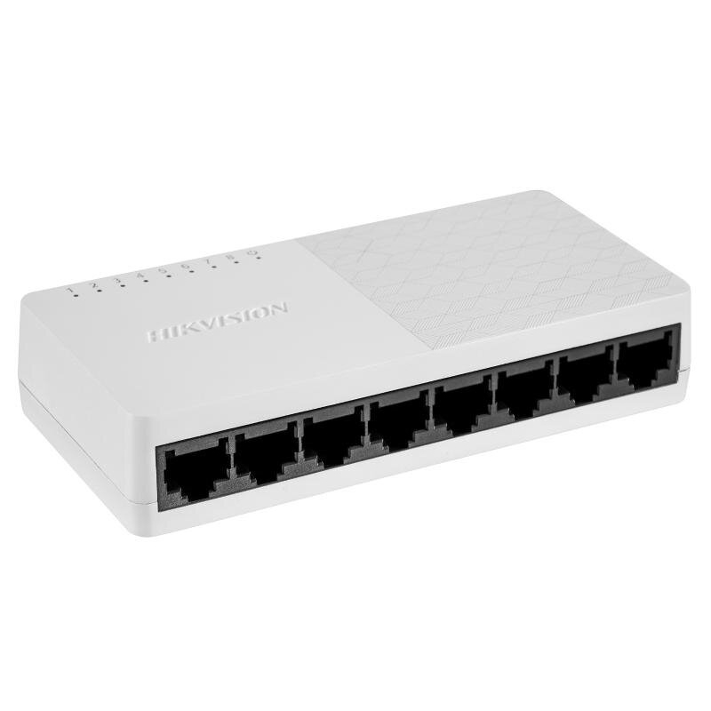 DS-3E0108D-O - Switch 8 puertos no gestionado 10/100M RJ45 Fast Ethernet PVC