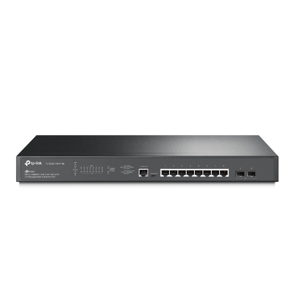 SG3210XHP-M2 - Switch Gestionable JetStream  8 puertos 2.5Gbps PoE+ y 2 puertos 10GE SFP+