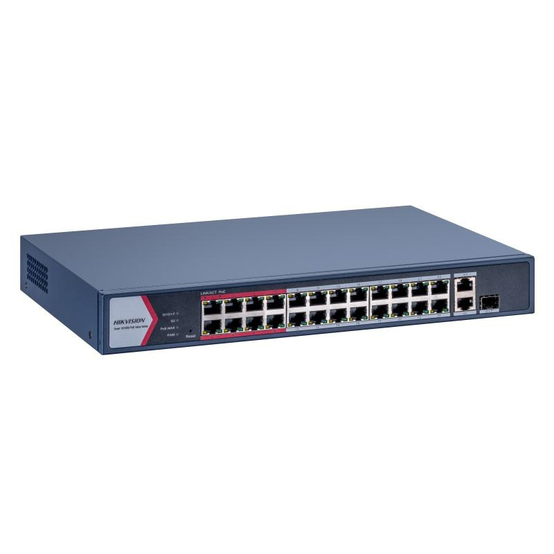 DS-3E1326P-EI/M - Switch PoE 10/100 24 puertos +  1 Gigabit Combo + 1 Gigabit RJ45