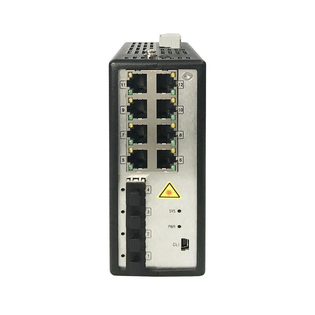 DS-3T3512P - Switch POE industrial totalmente gestionado Gigabit de 8 puertos Hikvision