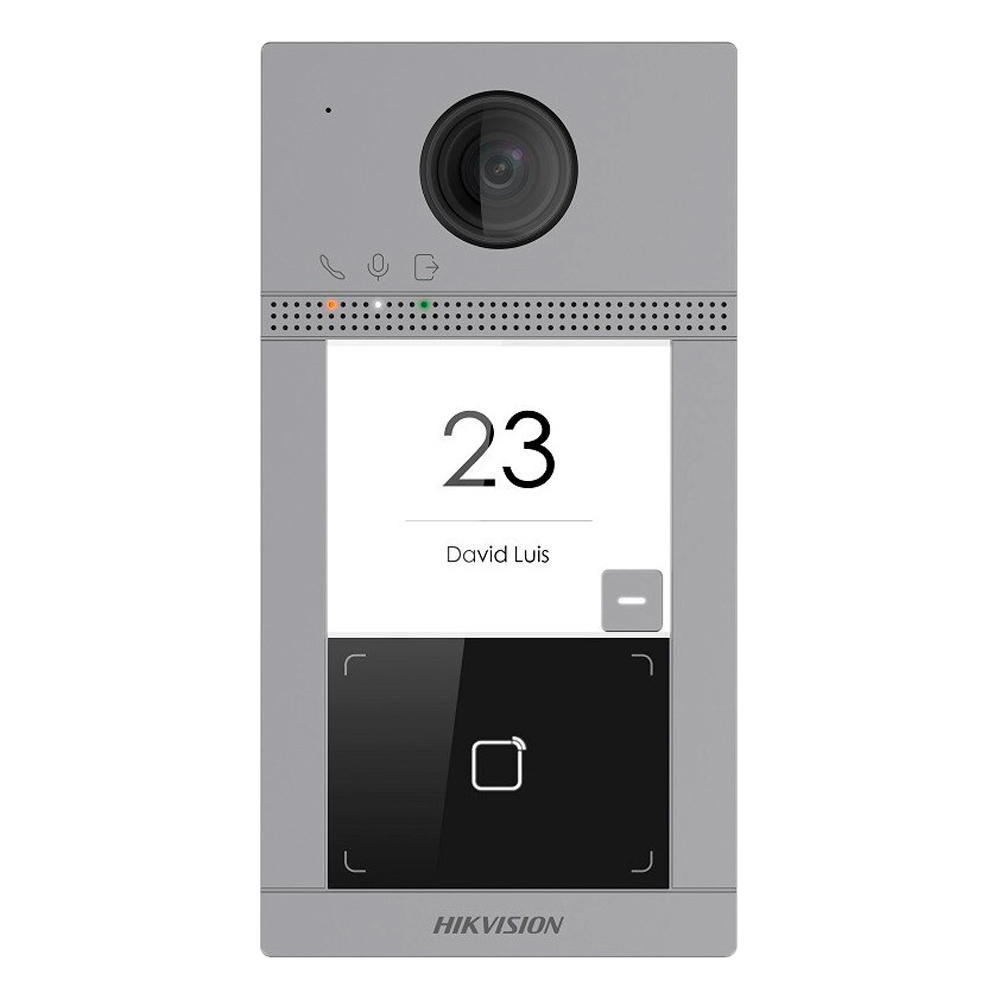 DS-KV8113-WME1(C) - Videoportero IP WiFi 1 Botón IR Cámara 2MP Audio bidireccional