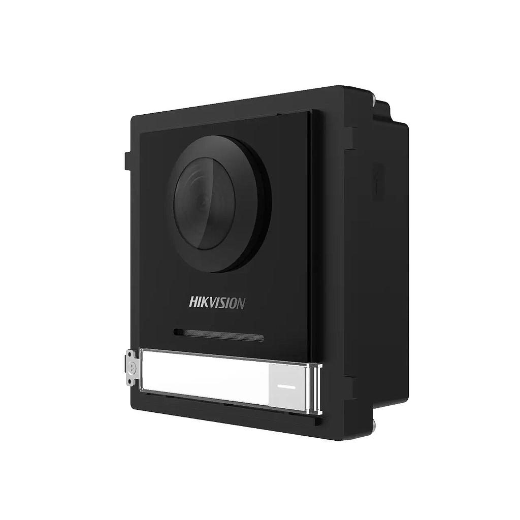 DS-KD8003Y-IME2 - Videoportero modular dos hilos cámara 2MP Ojo pez Botón 2 relés IR Entrada alarma 4CH Audio bidireccional Hikvision