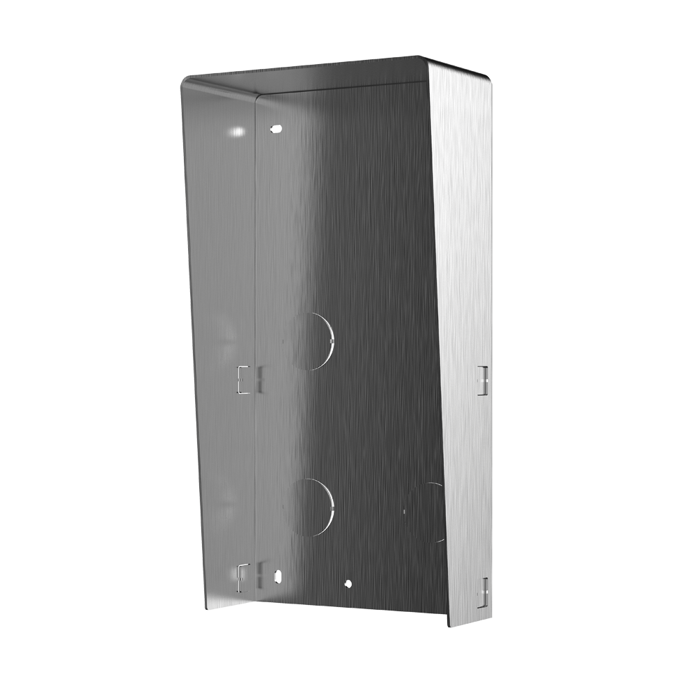 DS-KABD8003-RS2/S - Visera Protectora de lluvia para videoportero 2 módulos Acero inoxidable Superficie Hikvision