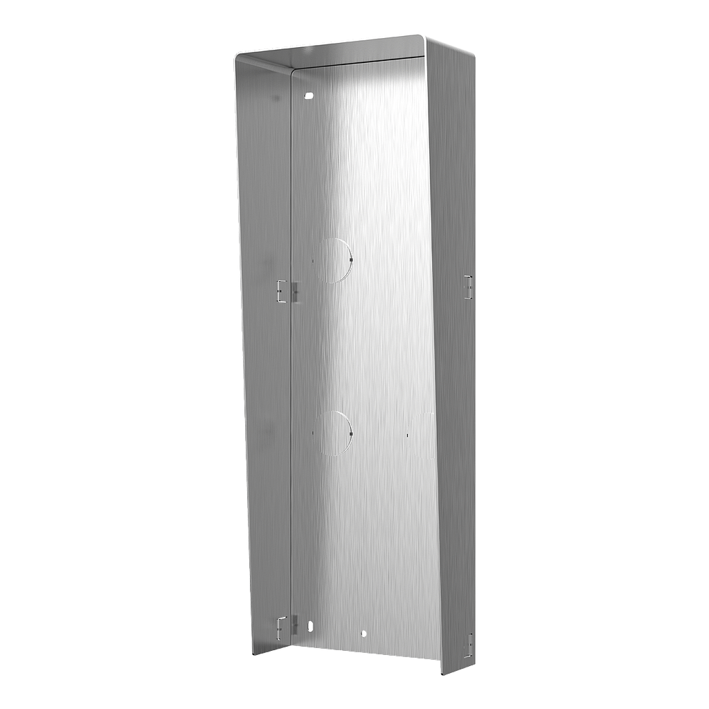 DS-KABD8003-RS3/S - Visera Protectora de lluvia para videoportero 3 módulos Acero inoxidable Superficie Hikvision
