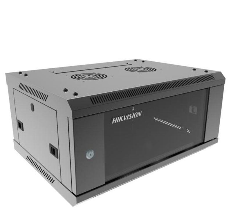 DS-XS6404-S/B - Armario Mural RACK 4U 19" Desmontado Hikvision