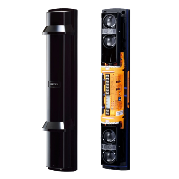 SL-200QDP - Barrera de infrarrojos 4 haces Protección perimetral 60m Doble modulación, 4 frecuencias Optex SL-200QDP