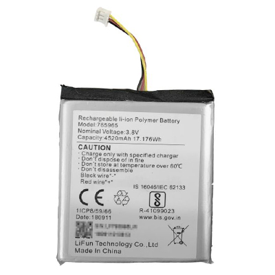 DS-PA-Battery - Batería de repuesto para AXPRO de Hikvision