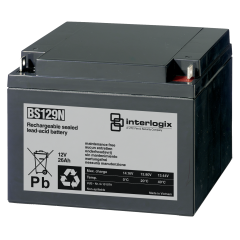 BS129N - Batería sellada de plomo, 12 V, 26 Ah Kidde/Aritech