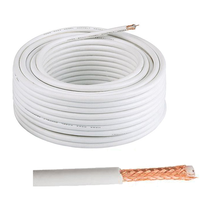 BSC00801 - Bobina de cable coaxial micro RG-59  de 100m para CCTV