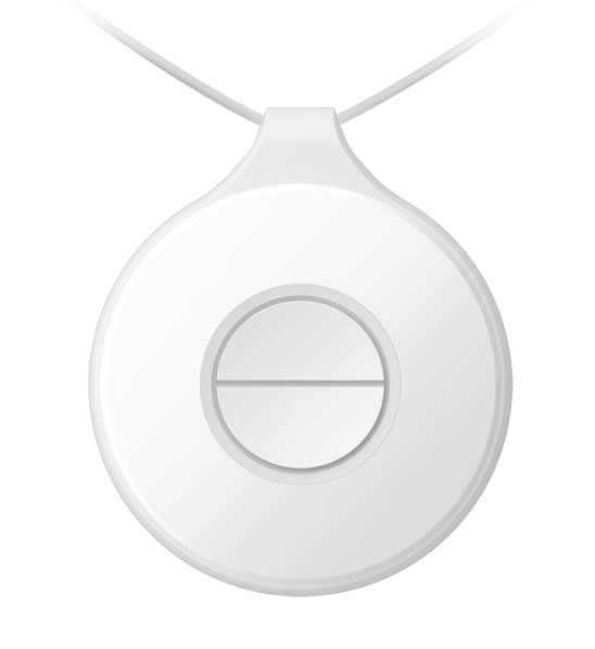 DS-PDEBP2-EG2-WE(Dual buttons) - Botón de emergencia/ pánico portátil 2 botones inalámbrico IP66 Sistema AXPRO Hikvision