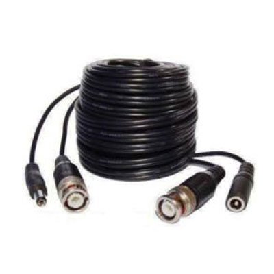 BSC00194 - Cable coaxial para cámaras de seguridad vídeo y alimentación, 20 m