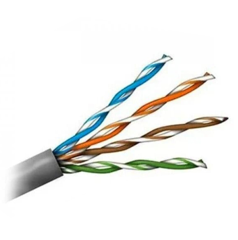 DS-1LN5E-S - Cable de red UTP CAT5E de 305 m (cobre macizo, 0,5 mm, CM) PVC 24AWG UL CM