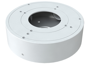 YXH0106 - Caja de conexión para cámaras Aluminio Blanca IP65 techo y pared 132x38.8mm TVT