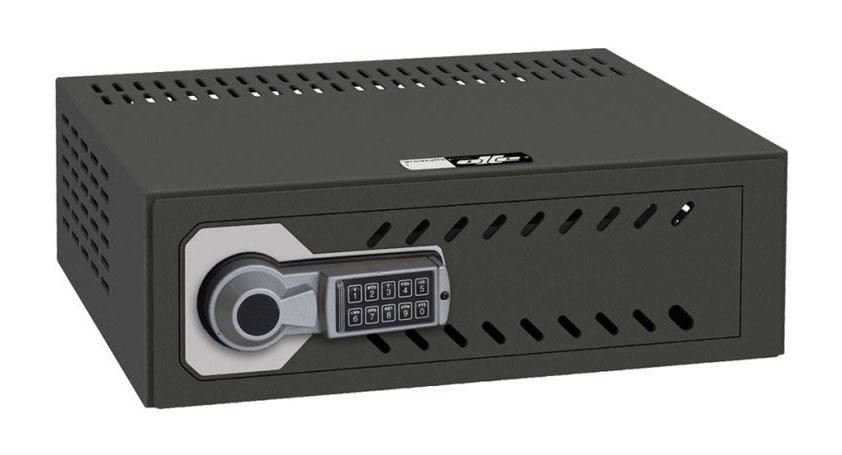 VR-100E - Caja fuerte especial para videograbador. Cierre electrónico. 350 ancho