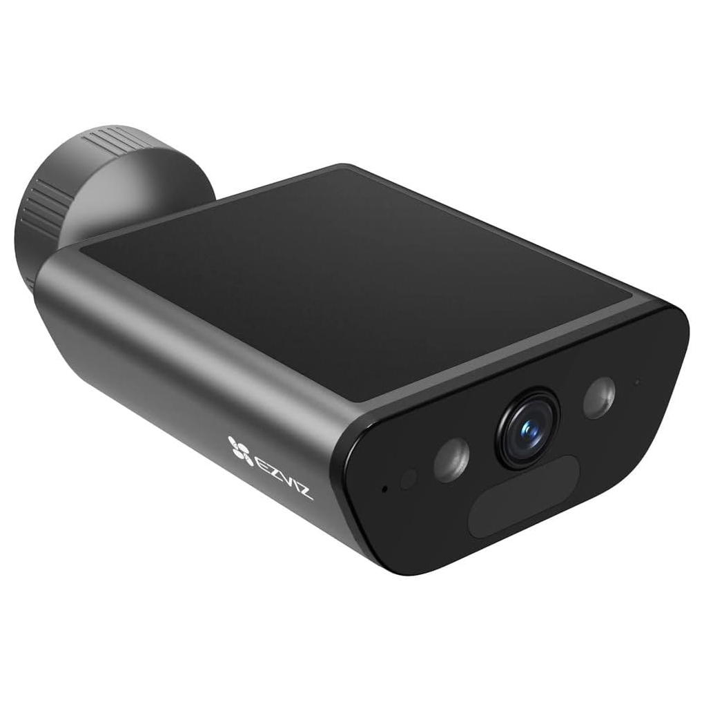 CS-EB5 - Cámara Bullet IP Exterior 4K Smart Home con batería y panel solar Wifi color Negro