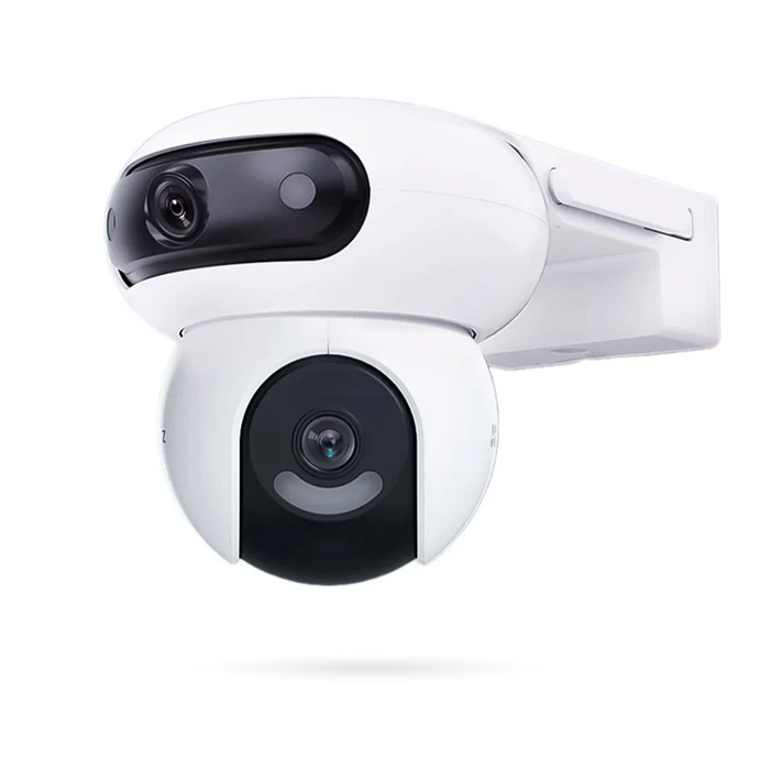 H90 2K+ - Cámara de vigilancia de exterior IP Wi-Fi 2K+/2K+ doble lente con visión nocturna a color y audio bidireccional H90 2K Ezviz