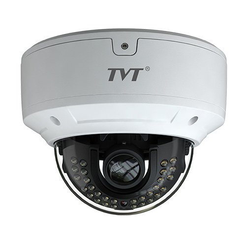 TD-7583AE - Cámara Domo Antivandálico 4en1 4K 8Mpx IR30m Lente motorizada 3,2-12mm TVT