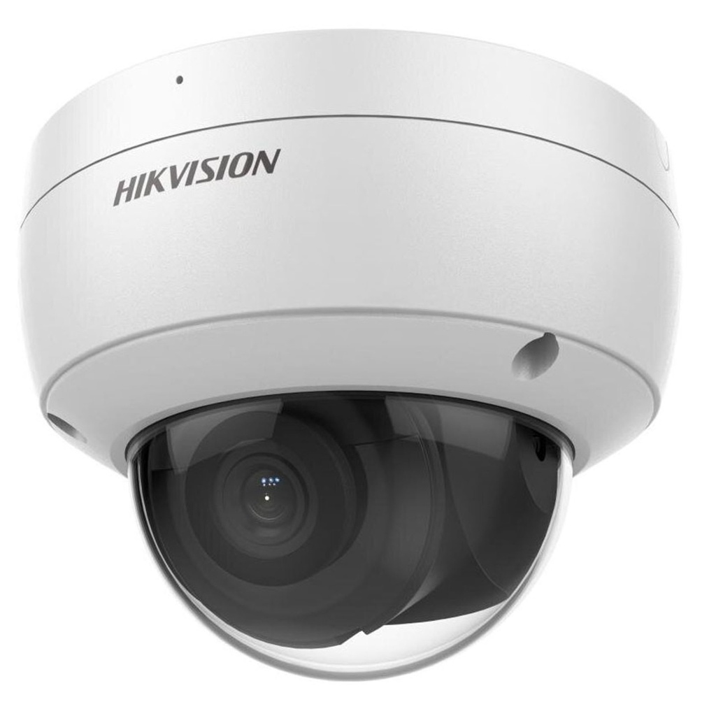 DS-2CD2123G2-IU(2.8mm)(D) - Cámara Domo IP 2MP 2.8 mm IP67 IK10 WDR120 H.265+ IR30 MIC Acusense