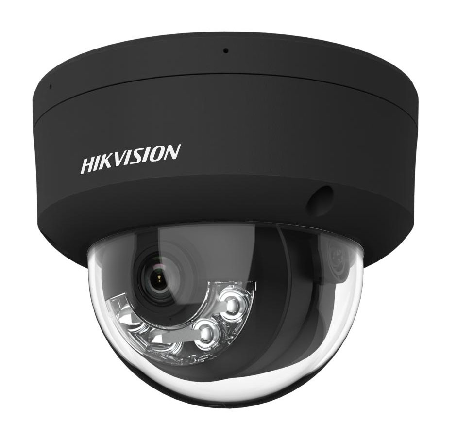DS-2CD2147G2H-LISU(2.8mm)/eF/BLACK - Cámara Domo IP 4MP 2.8mm Smart Hybrid Light con ColorVu Black Acusense Motion Detection 2.0