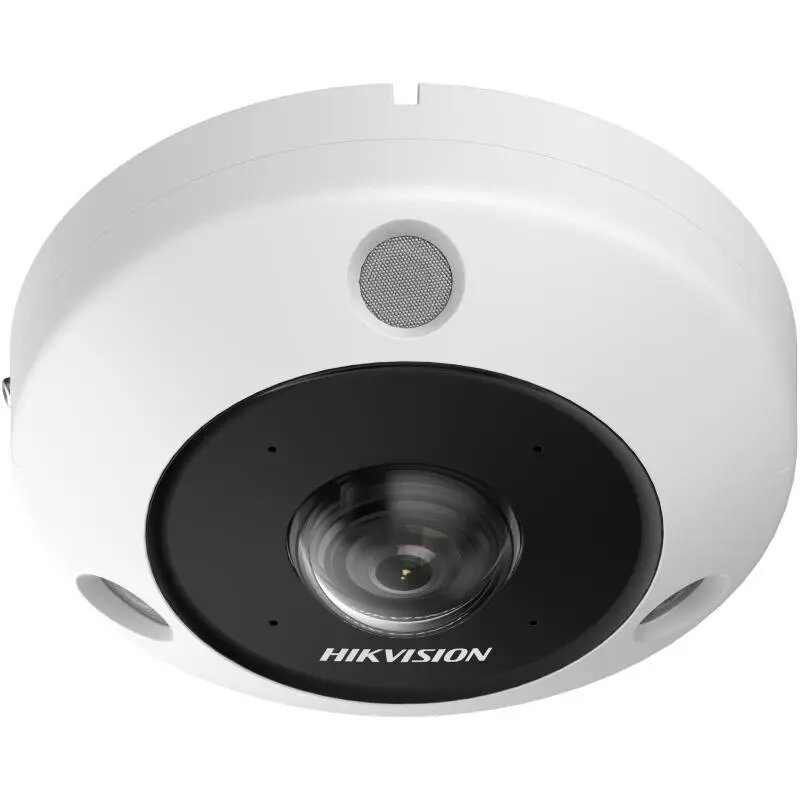 DS-2CD63C5G1-IVS(1.29mm) - Cámara IP 12MP Fisheye 1.29mm IR15 Audio Alarma IP67 IK10