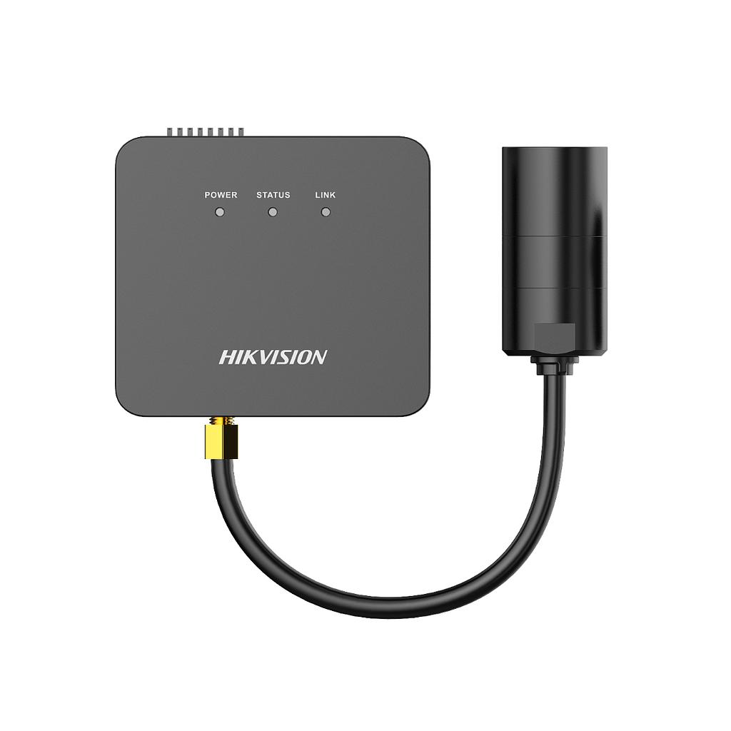 DS-2CD6445G1-30(2.8mm)8m - Cámara IP Oculta Separada 4MP 2.8mm F2.0 98° M12 8m WDR120 Audio Alarma Tarjeta SD Funciones Inteligentes Hikvision