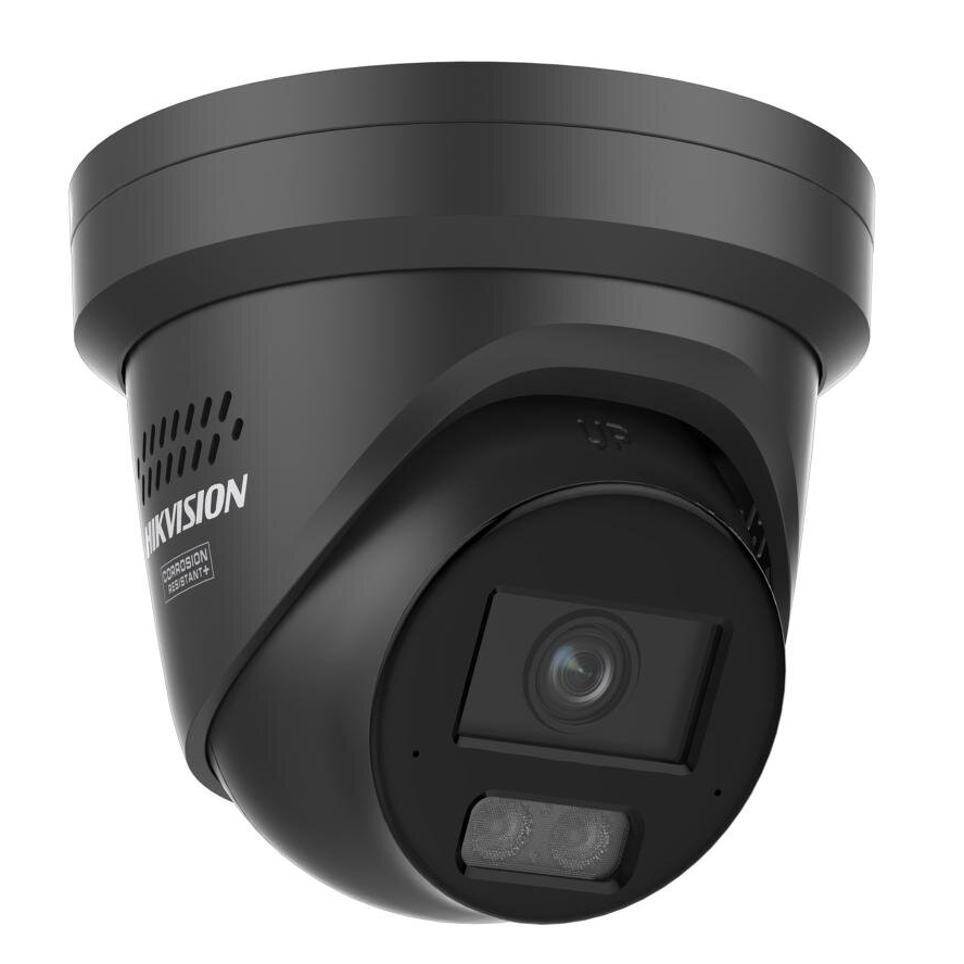 DS-2CD2347G3-LIS2UY/SL(2.8mm)/BLACK - Cámara IP Turret 4 MP Smart Hybrid Light con ColorVu 3.0 Acusense 3.0 Anticorrosión Black