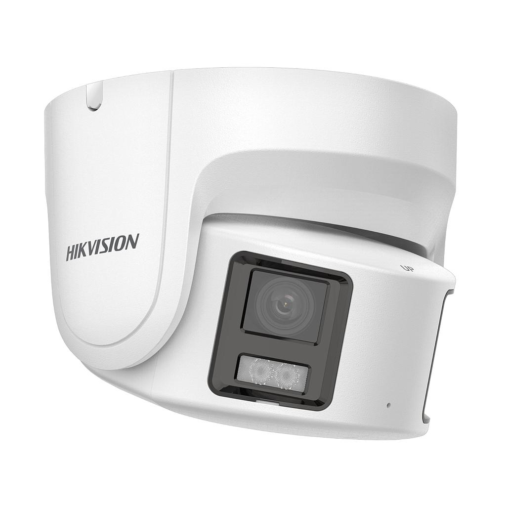 DS-2CD2387G2P-LSU/SL(4mm)(C) - Cámara IP Turret fija panorámica 8 MP 4mm WDR130 MIC Altavoz E/S Audio Alarma ColorVu Hikvision