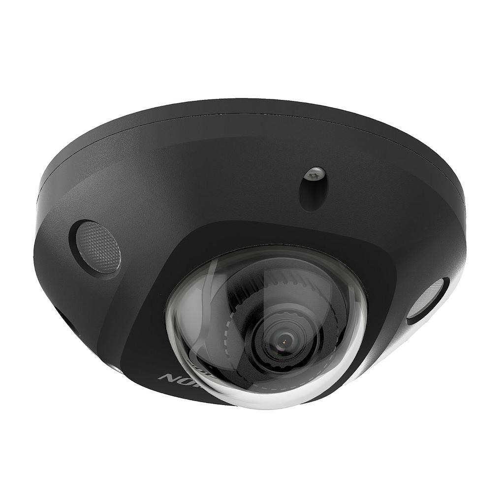 DS-2CD2543G2-IS(2.8mm)(BLACK) - Cámara Minidomo IP 4MP 2.8 mm AcuSense IR30 MIC WDR120 E/S Audio Alarma IP67 Funciones Inteligentes Black Hikvision