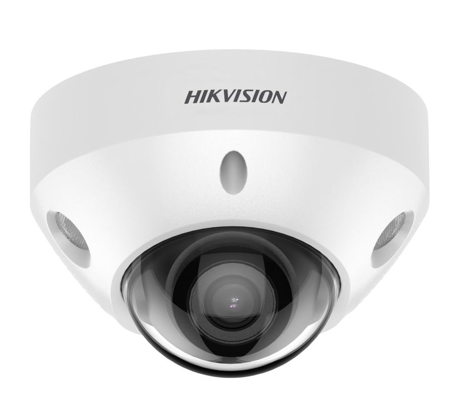 DS-2CD3586G2-IS(2.8mm)(H)(eF) - Cámara minidomo IP 8MP 2.8mm Acusense IR30 E/S Audio Alarma MIC IP67 IK08