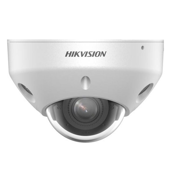DS-2CD2583G2-LIS2U(2.8mm) - Cámara minidomo IP 8MP 2.8mm Smart Hybrid Light 30m Acusense MIC E/S Alarma y Audio IP67 IK08