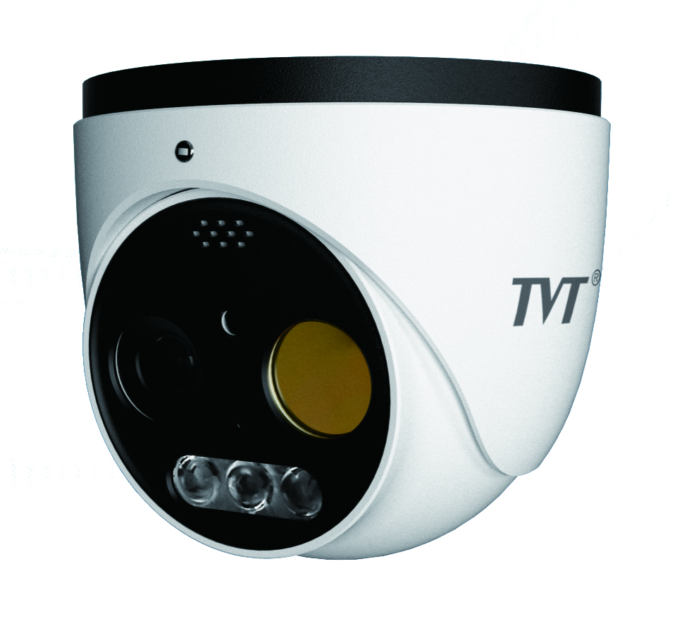 TD-5525E1-VT1(7/PE) - Cámara térmica Dual Turret IP Lente térmico de 7mm y Lente Óptico de 8mm