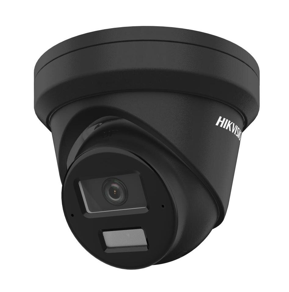 DS-2CD2343G2-LI2U(2.8mm)(BLACK) - Cámara Turret IP 4MP 2.8mm Acusense Smart Hybrid Light 30m MIC Black