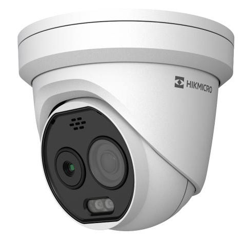 HM-TD1228T-3/G1/T3A - Cámara Turret IP termográfica biespectro 3.6mm 256×192 4.3 mm 5MP