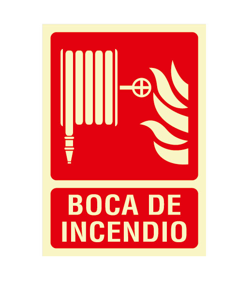 BSCEX111 - Cartel de Señalización Boca de Incendio
