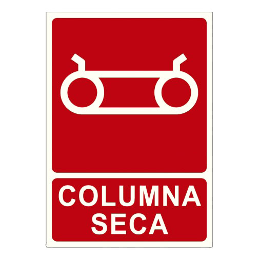 P-162 - Cartel de Señalización Columna Seca